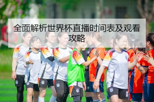 全面解析世界杯直播时间表及观看攻略
